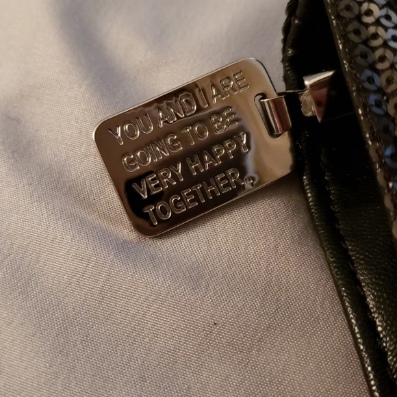 BCBGengeration sequin clutch - Picture 6 of 7